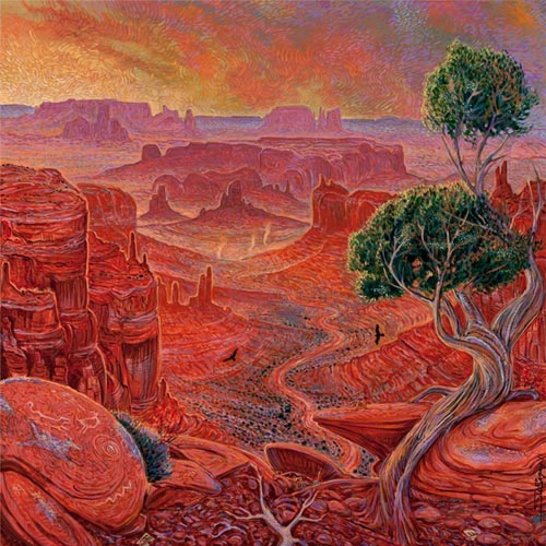Shonto Begay painting