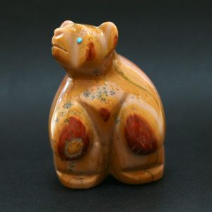 Zuni Fetish Standing bear by Vernon Lunasee