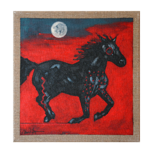 Medicine Horse, acrylic on linen