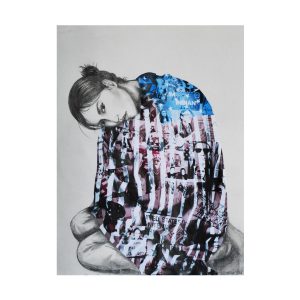 Identity Of Stars And Stripes by Sierra Edd - We ARe Native Women exhibition at Rainmaker Gallery, Bristol UK