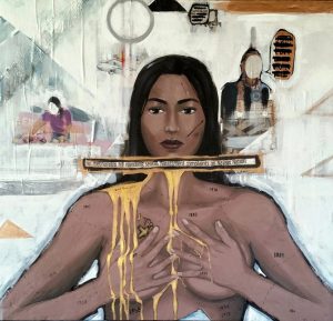 Am I Next? by Sierra Edd - We Are Native Women exhibition at Rainmaker Gallery