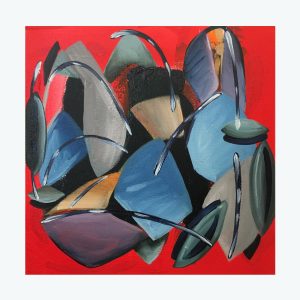 'Tent Metaphor 2' oil on canvas by Yatika Starr Fields