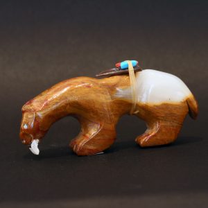 Sabre tooth tiger by Jimmy Yawakia, Zuni