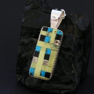 Mosaic pendant by Dana Chavez