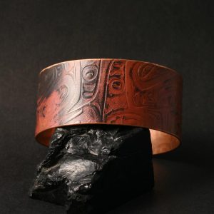 Haida copper cuff by Gwaai Edenshaw