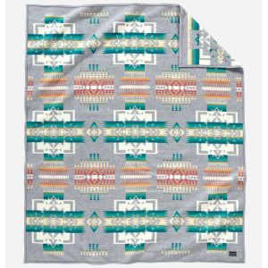 Chief Joseph Robe, Grey, Pendleton Blanket