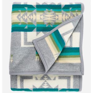Chief Joseph Robe, Grey, Pendleton Blanket