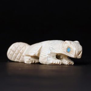 Zuni Beaver Fetish Carving by Karen Zunie