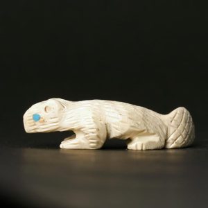 Zuni Beaver Fetish Carving by Karen Zunie