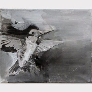 Humminbird, acrylic on canvas by George Alexander