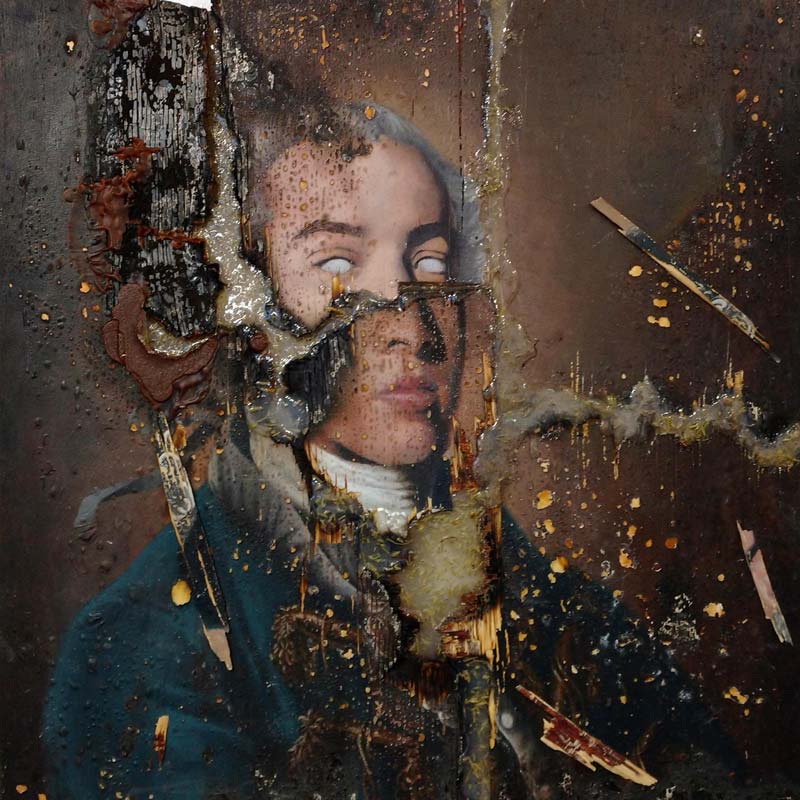 IMMANUEL KANT (SELF-PORTRAIT) by Greg Ballenger, Diné