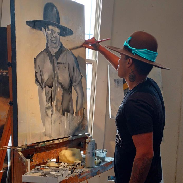 George Alexander - Muscogee artist George Alexander - Muscogee artist