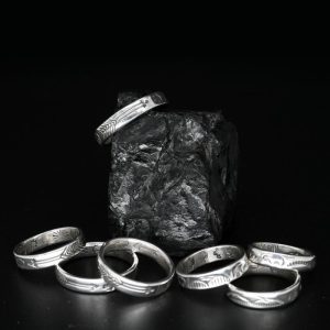 Stamped Sterling Silver Rings by Allen B Paquin