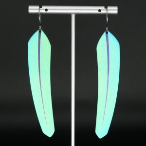 Green Titanium TechFeathers by Pat Pruitt