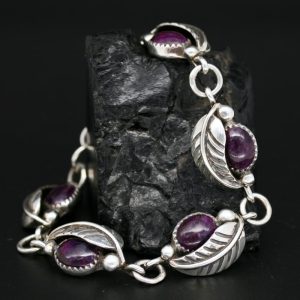 Sugilite Bracelet by James Eustace, Cochiti Pueblo