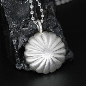 Fluted Pendant by Chris Pruitt, Laguna Pueblo