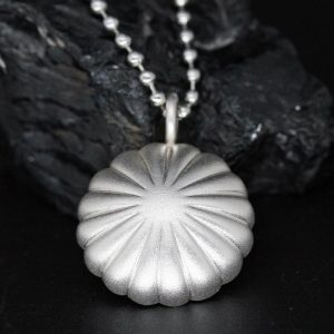 Fluted Pendant by Chris Pruitt, Laguna Pueblo