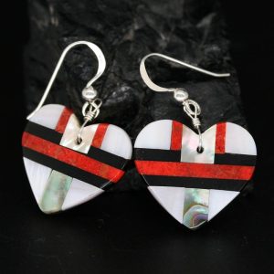 Heart Earrings by Stephanie & Tanner Medina