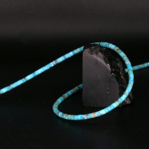 Kewa Turquoise Heishi Necklace by H & J Chavez