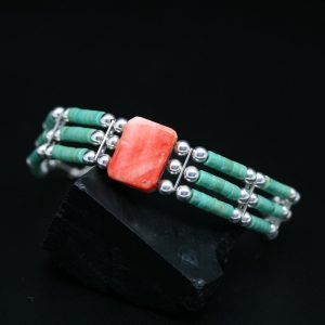 Green Turquoise Bracelet by Jonathan Garcia