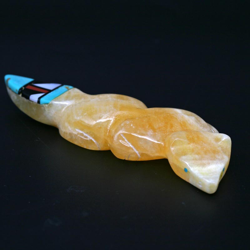 Honey Onyx Wolf Fetish by Steven Natachu