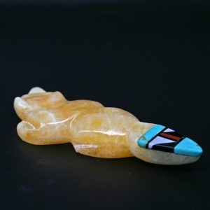 Honey Onyx Wolf Fetish by Steven Natachu