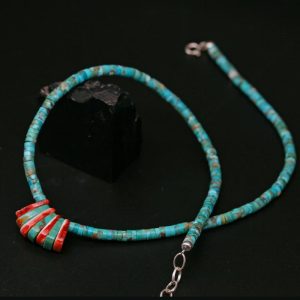 Pueblo Corn Necklace by Beatrice Aguillar
