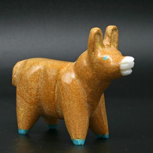 Donkey carving by Enrike Leekya