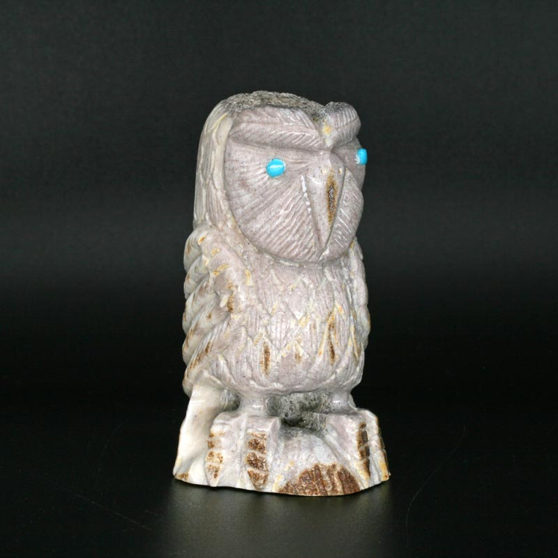 Owl Carving by Garrick Weeka