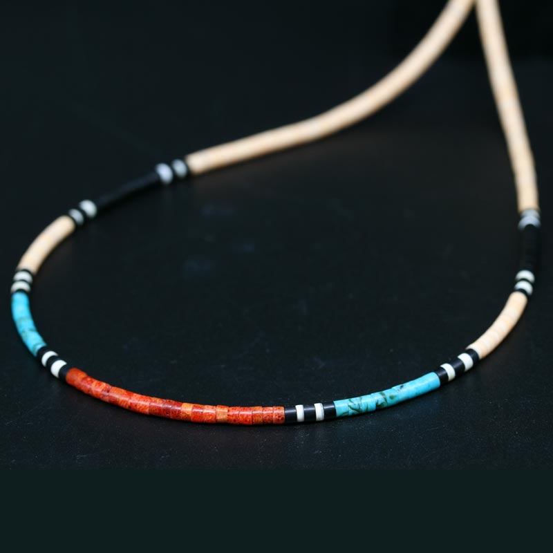 Heishi Necklace by Harvey & Janie Chavez
