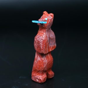 Standing Bear with Fish by Kent Banteah