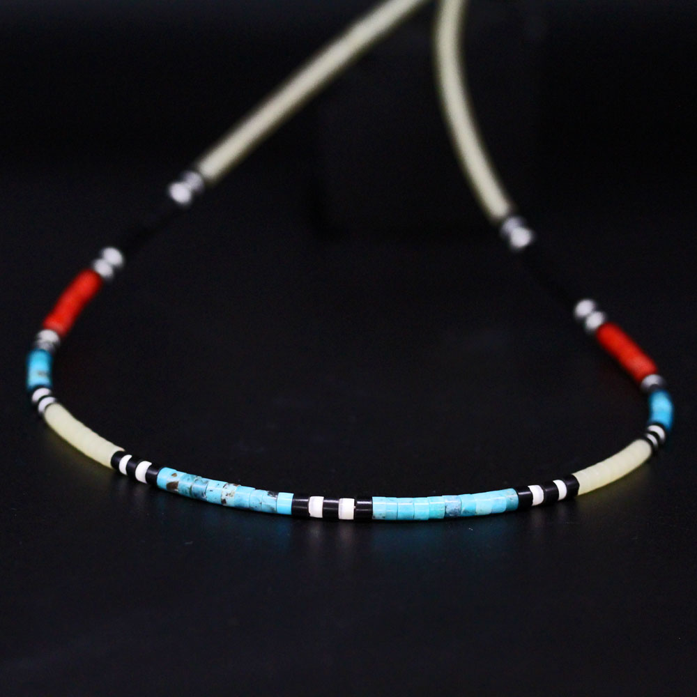 Kewa Pueblo Heishi Necklace by H & J Chavez