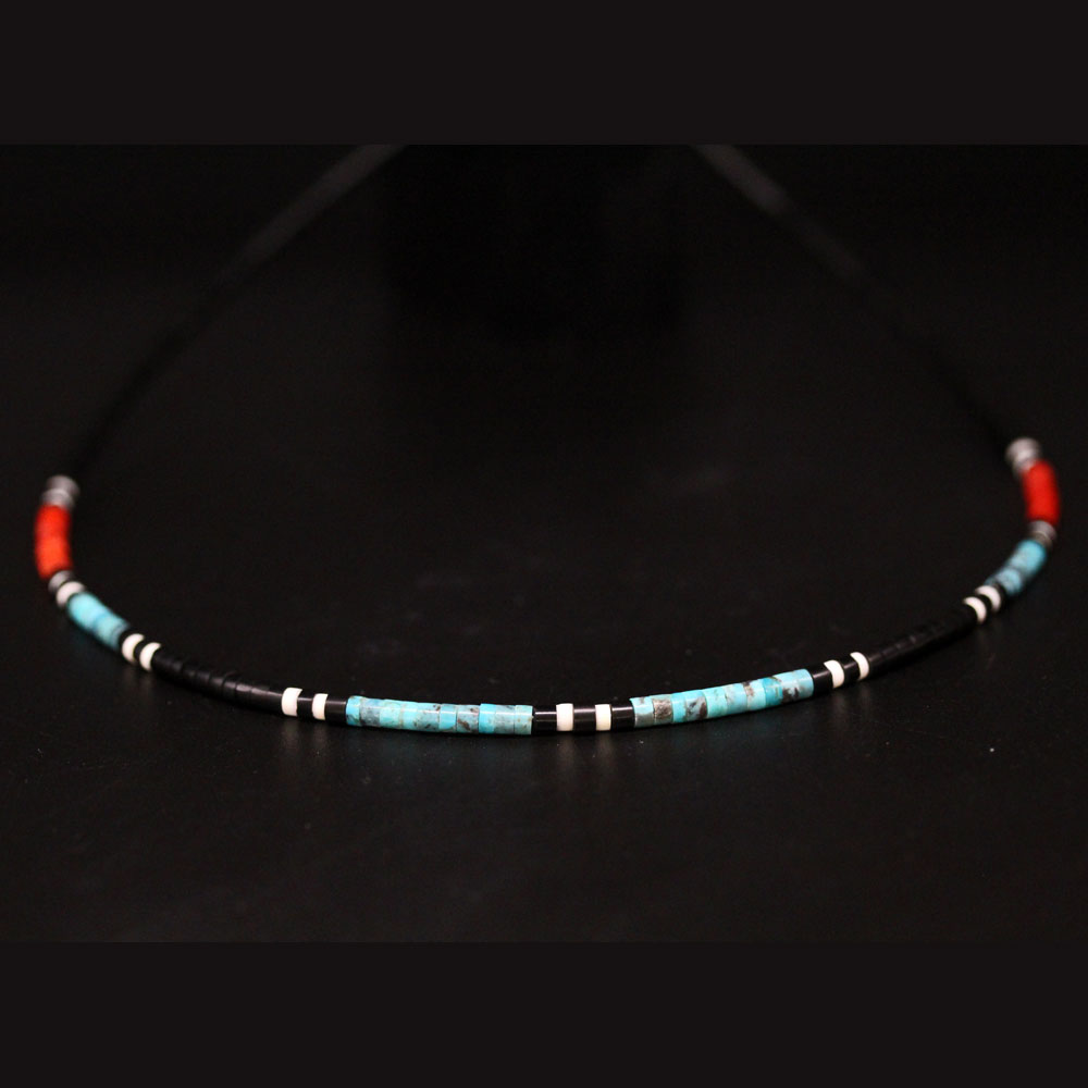 Kewa Heishi Necklace by Harvey & Janie Chavez