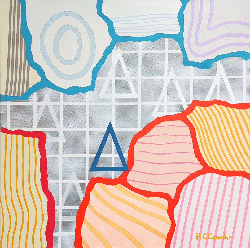 HOMELANDS 2024, acrylic on canvas by Rick Grimster.