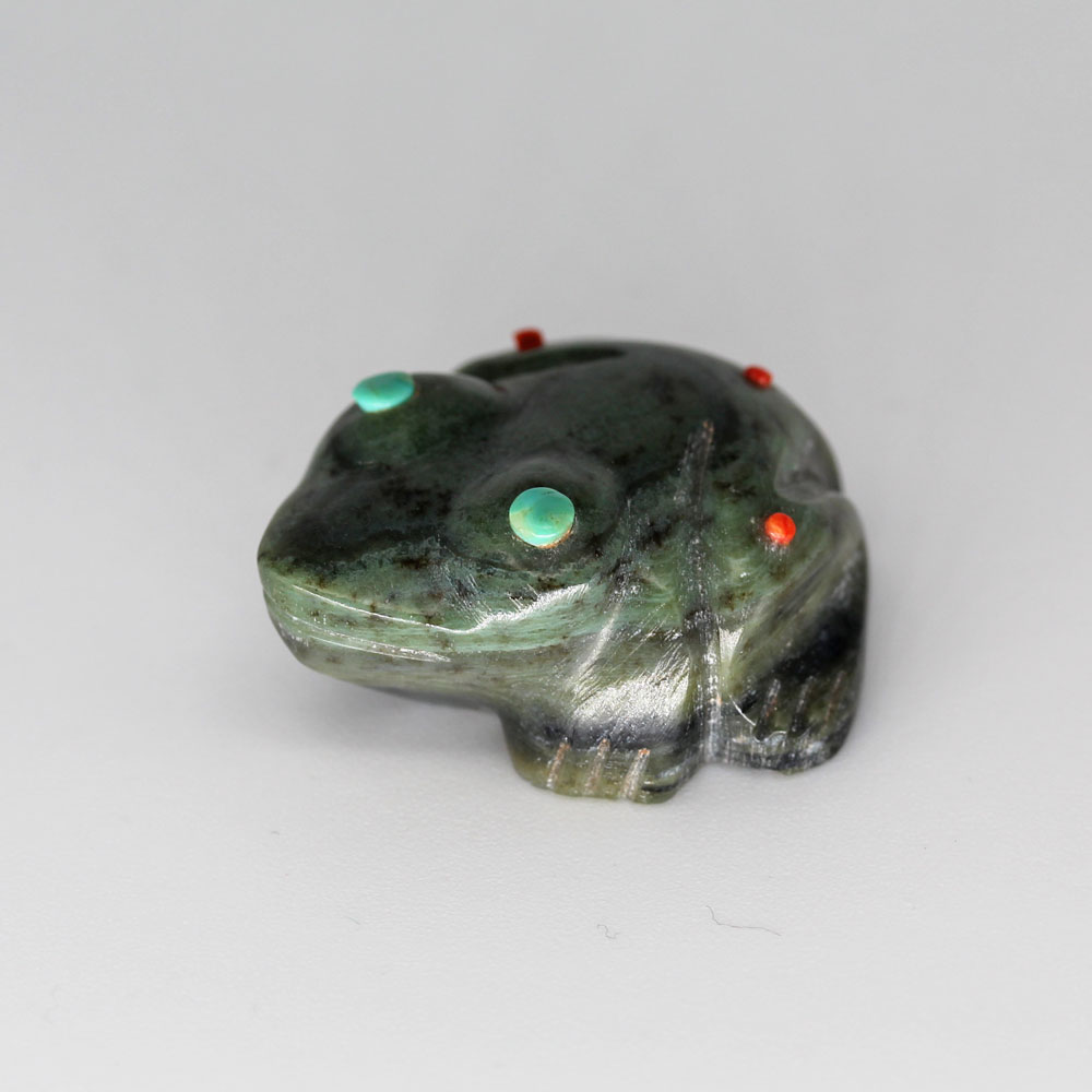Zuni Frog Fetish Carving by Gordon Poncho