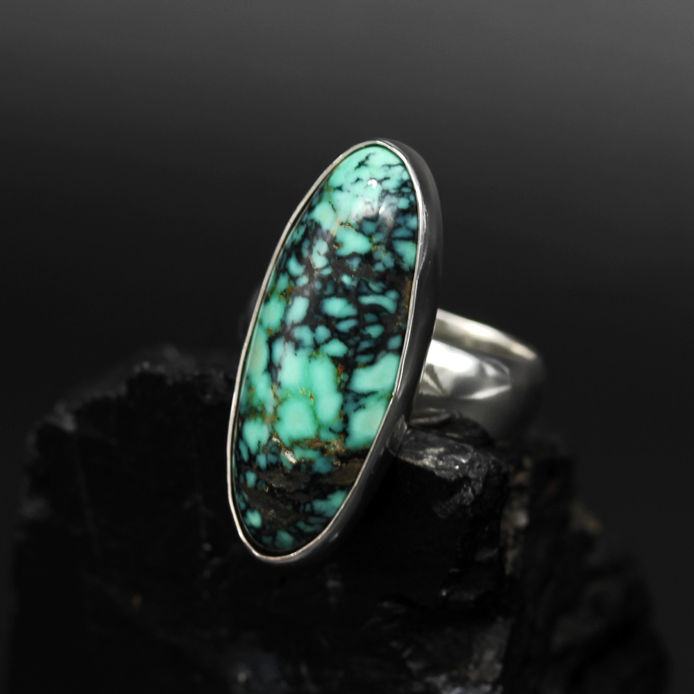 Variscite ring by Harvey & Janie Chavez