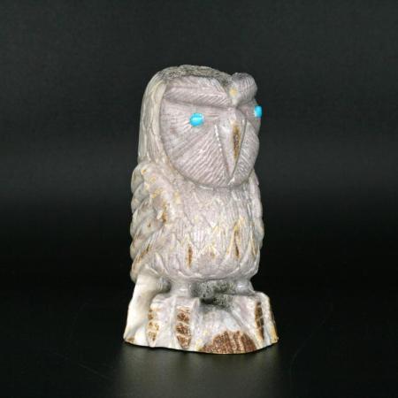 Owl Carving by Garrick Weeka