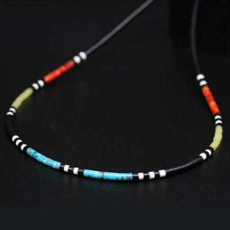 Heishi Bead Necklace by H & J Chavez